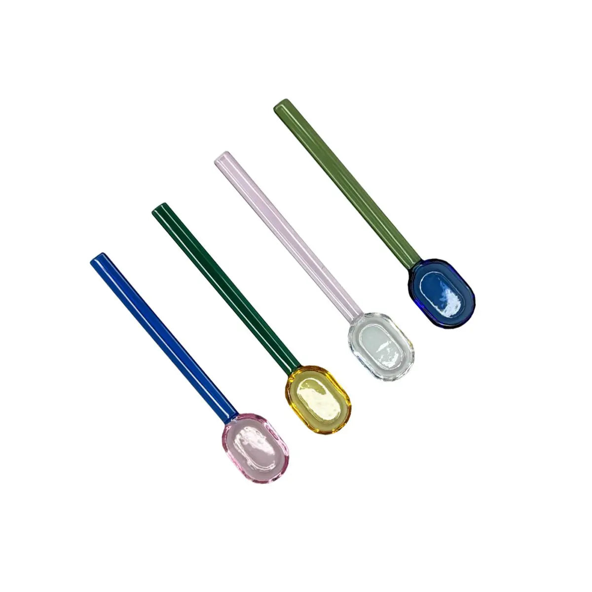 Cuillères multicolores en verre - lot de 4 AULICA