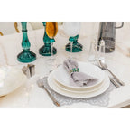 Dessous d'assiette étoile argent 38cm AULICA