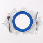 Dessous d'assiette feuille argentée AULICA