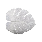 Dessous d'assiette feuille filigrane argent AULICA