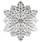 Dessous d'assiette flocon argent AULICA