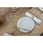 Dessous d'assiette flocon doré AULICA