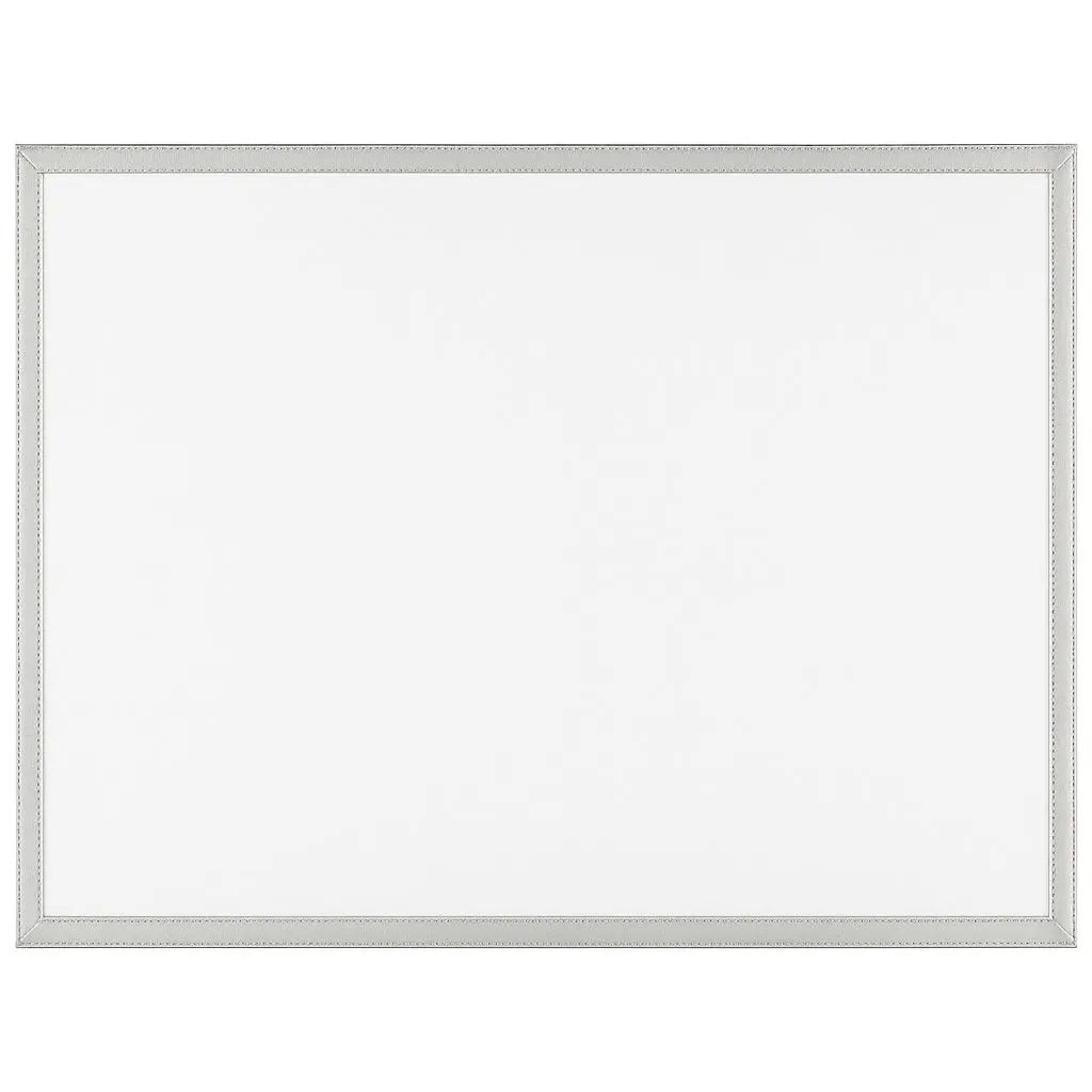 Dessous d'assiette jetable 31.5x45cm blanc et argent rouleau 32 pièce AULICA