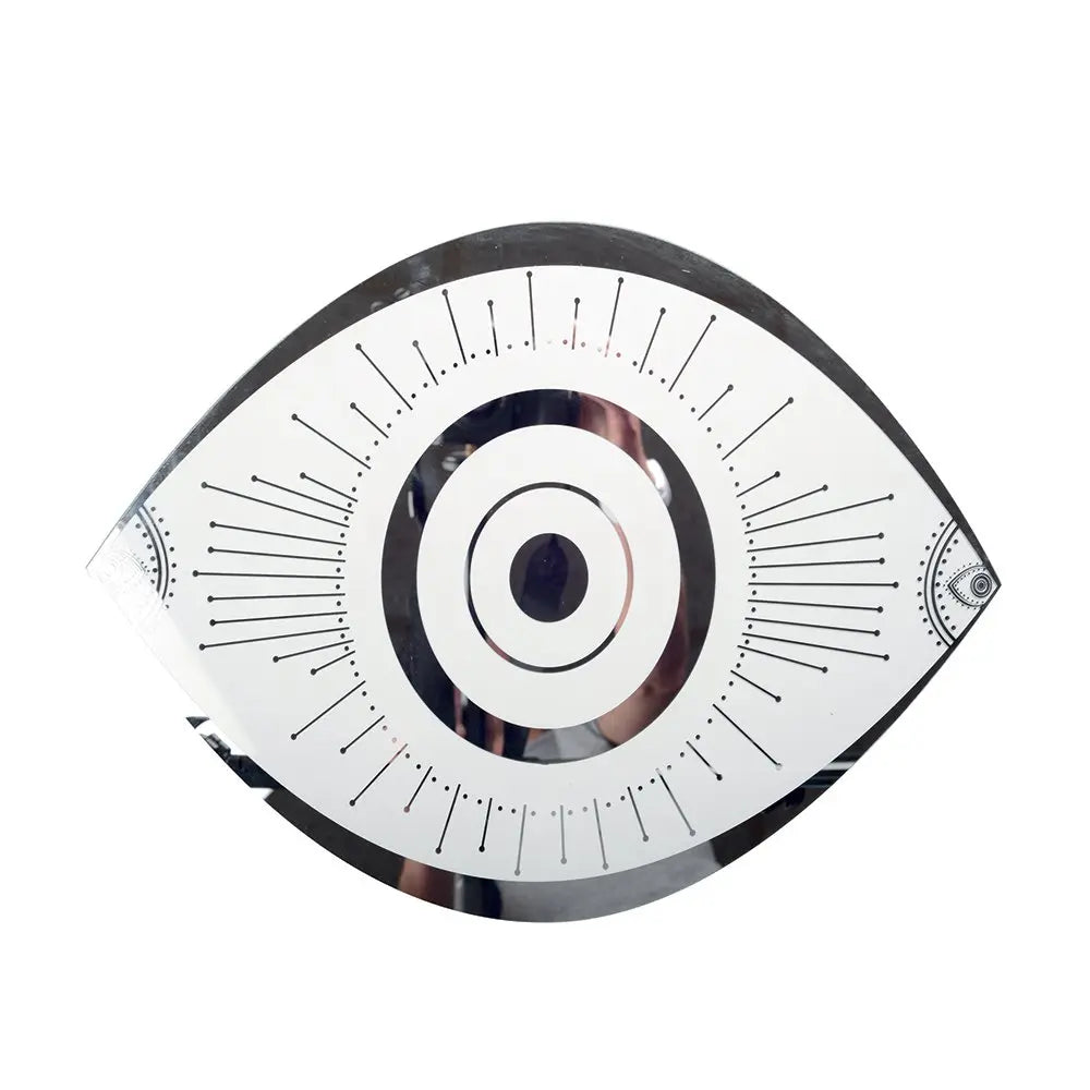 Dessous d'assiette œil en verre transparent 43x33cm AULICA