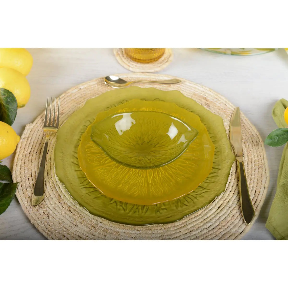 Dessous d'assiette rond en cordage AULICA