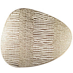 Dessous d'assiette triangle doré AULICA
