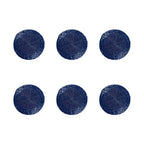 Dessous de verre perle bleu foncé - lot de 6 AULICA