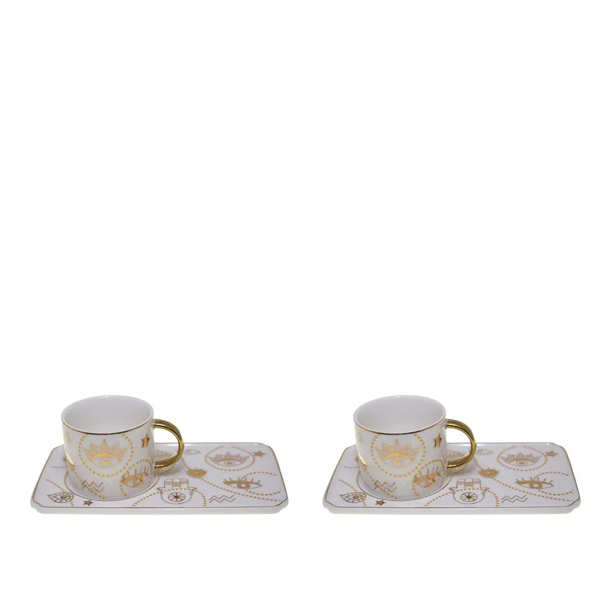 Duo café gourmand œil doré AULICA