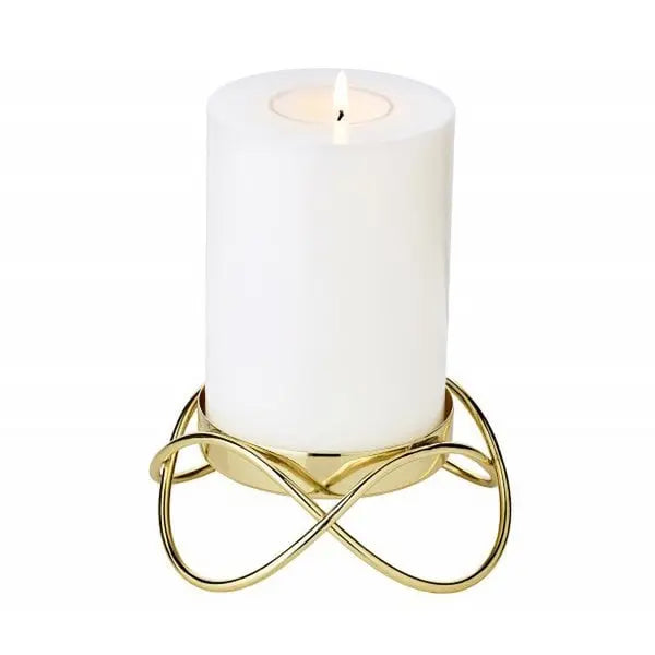 EDZARD Lot de 2 bougeoirs Bastia en or H 4,5 cm EDZARD-SHOP.com