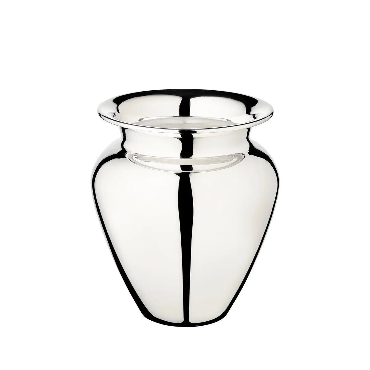 EDZARD Vase Antonia, argenté, hauteur 21 cm, diamètre 18 cm, diamètre ouverture 12 cm EDZARD-SHOP.com