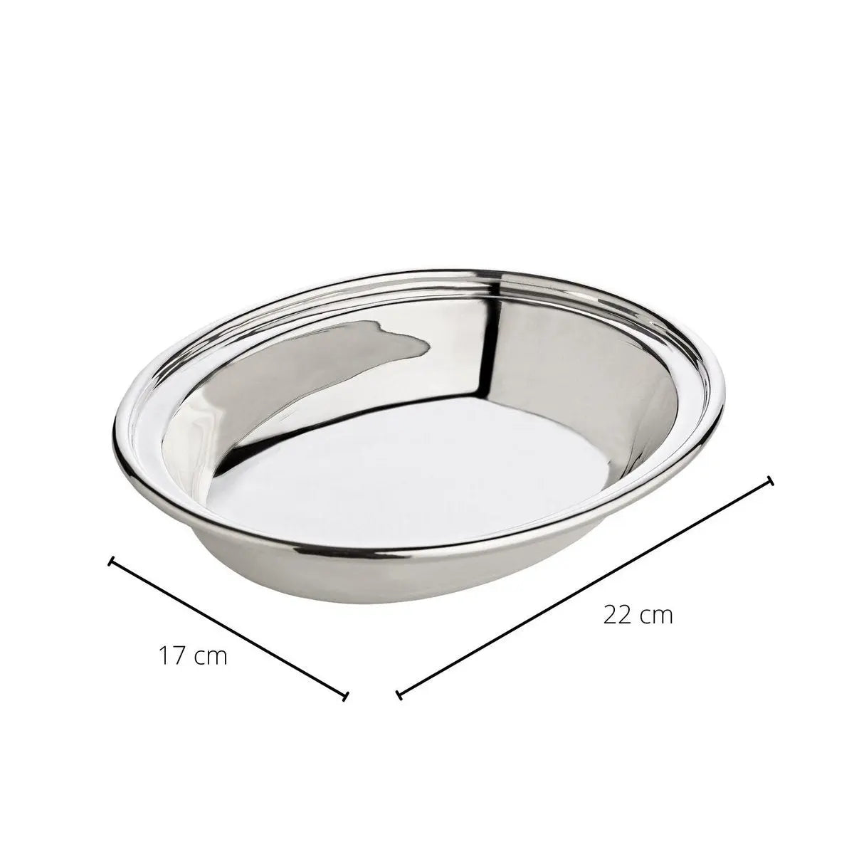 EDZARD bol bol décoratif bol de service Olympia, ovale, 16 x 22 cm, argent massif EDZARD-SHOP.com