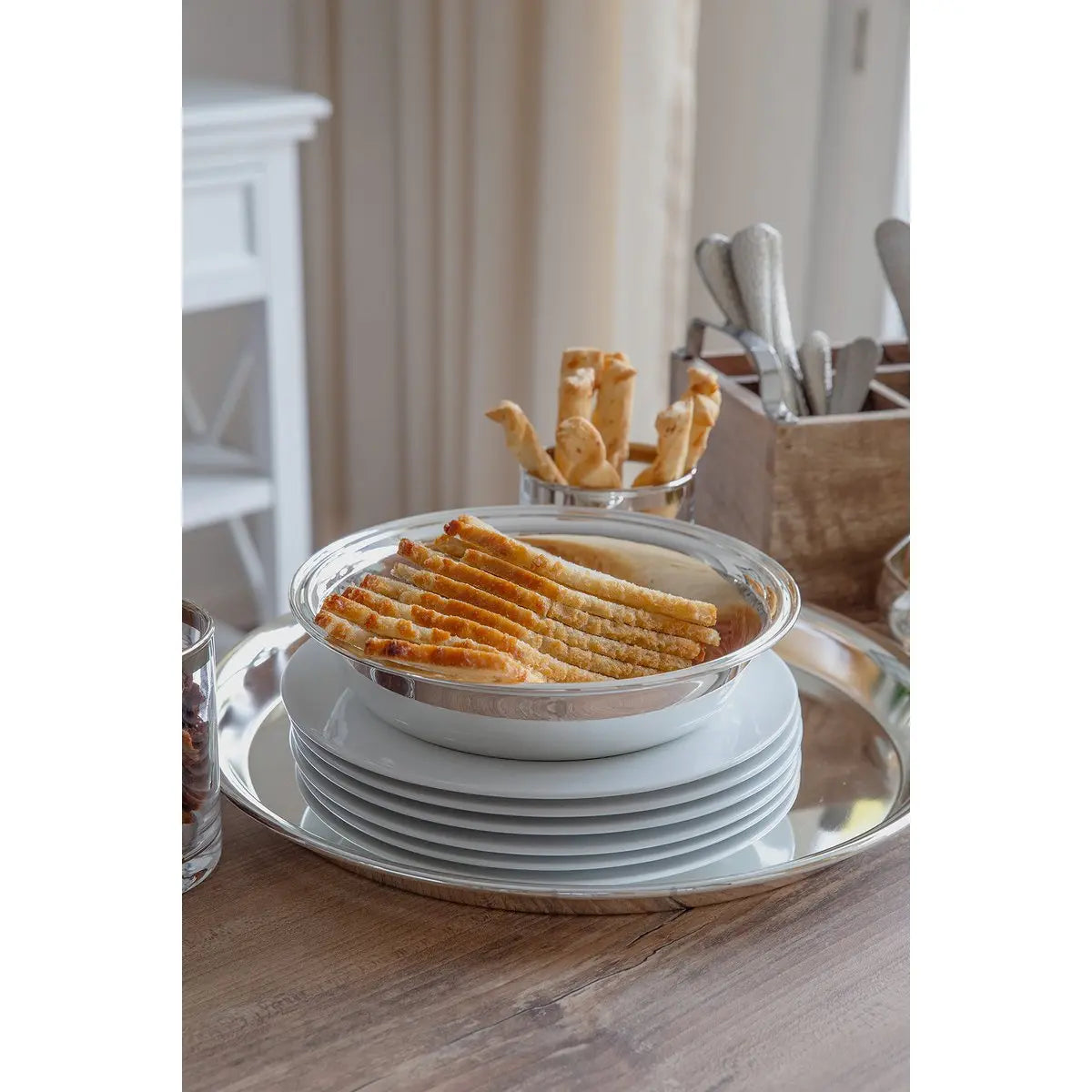EDZARD bol bol décoratif bol de service Olympia, ovale, 16 x 22 cm, argent massif EDZARD-SHOP.com
