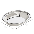EDZARD bol bol décoratif bol de service Olympia, ovale, 21 x 28 cm, argent massif EDZARD-SHOP.com