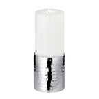EDZARD bougeoir bougeoir Agadir, acier inoxydable poli brillant, diamètre 8,5 cm, hauteur 10 cm EDZARD-SHOP.com