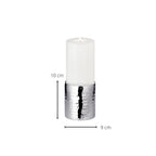 EDZARD bougeoir bougeoir Agadir, acier inoxydable poli brillant, diamètre 8,5 cm, hauteur 10 cm EDZARD-SHOP.com