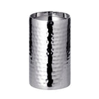 EDZARD bougeoir bougeoir Agadir, acier inoxydable poli brillant, diamètre 8,5 cm, hauteur 15 cm EDZARD-SHOP.com