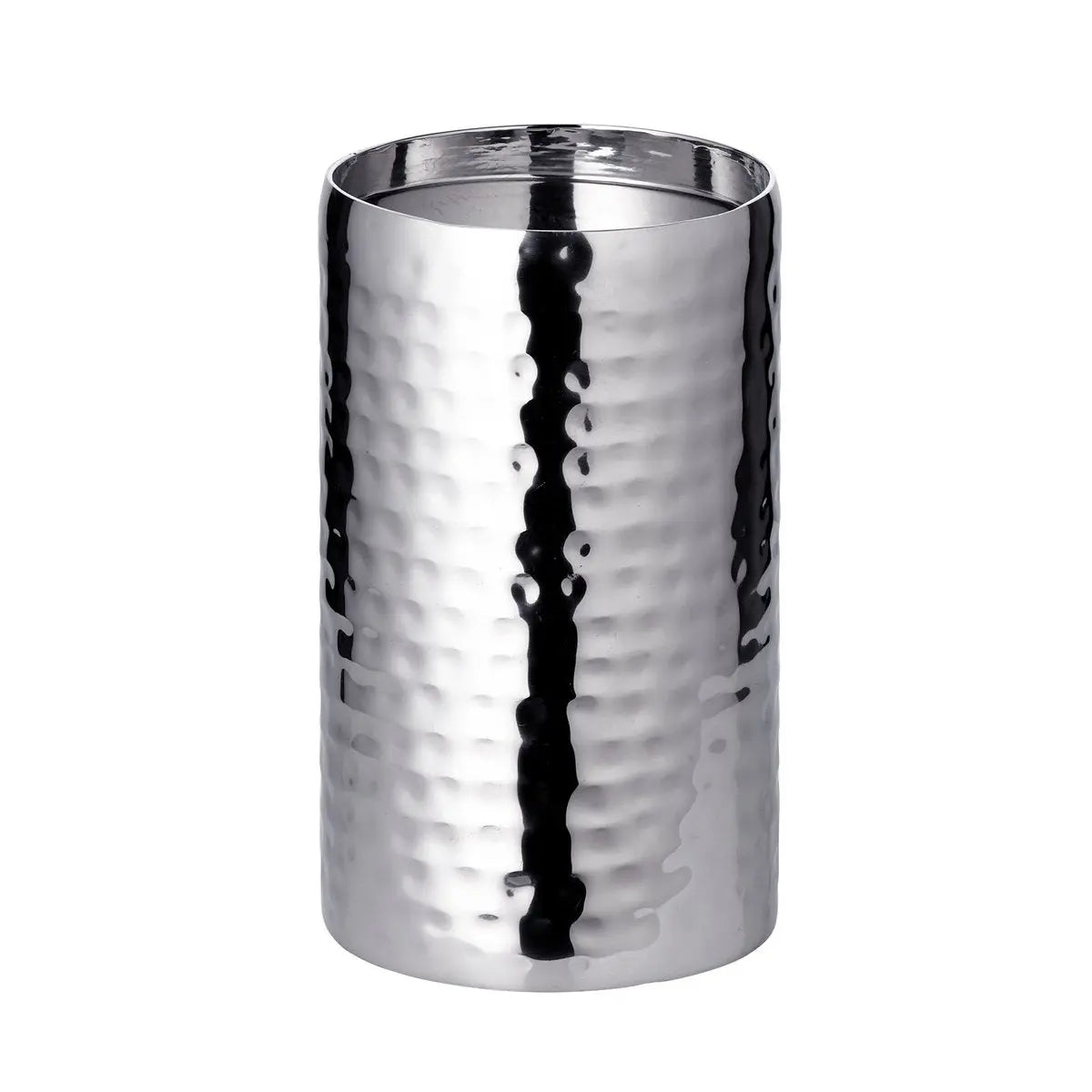 EDZARD bougeoir bougeoir Agadir, acier inoxydable poli brillant, diamètre 8,5 cm, hauteur 15 cm EDZARD-SHOP.com