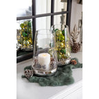 EDZARD lanterne bougie verre Bora, verre et céramique, hauteur 28 cm EDZARD-SHOP.com