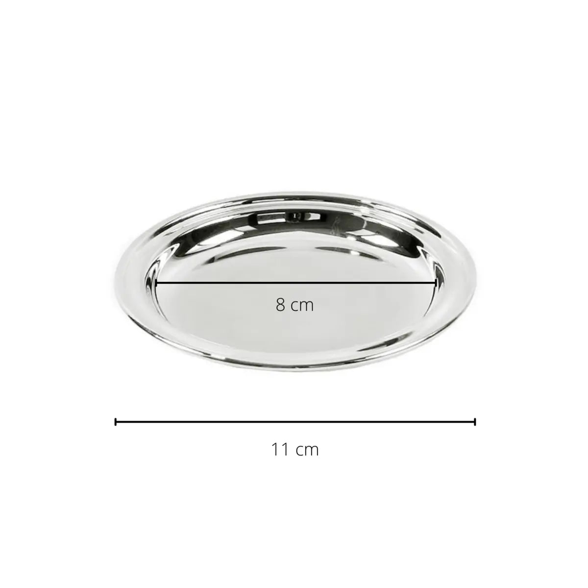 EDZARD lot de 2 dessous de verre Astoria en verre argenté élégant et anti-ternissement diamètre 11 cm EDZARD-SHOP.com
