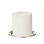 EDZARD lot de 2 dessous de verre Astoria en verre argenté élégant et anti-ternissement diamètre 11 cm EDZARD-SHOP.com