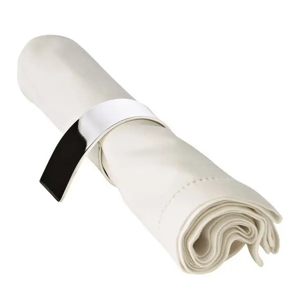 EDZARD lot de 2 ronds de serviette volute, argenté, résistant au ternissement, longueur 6 cm, diamètre 4 cm EDZARD-SHOP.com