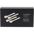 EDZARD lot de 4 cuillères en nacre cuillères à caviar cuillères à œufs, coins arrondis, longueur 11 cm EDZARD-SHOP.com