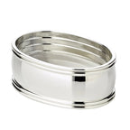 EDZARD lot de 6 anneaux de table fil, noble argenté, résistant au ternissement, longueur 6 cm EDZARD-SHOP.com