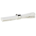 EDZARD lot de 6 anneaux de table fil, noble argenté, résistant au ternissement, longueur 6 cm EDZARD-SHOP.com