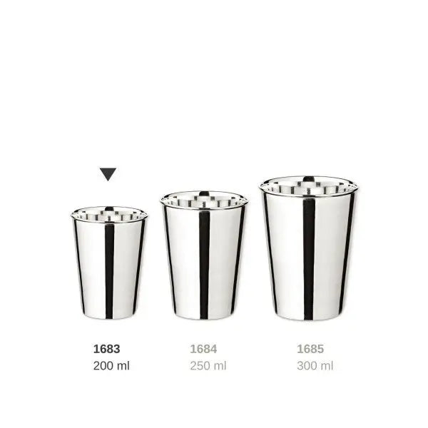 EDZARD mug mug mug mug vase cone argenté, argent massif, hauteur 9 cm EDZARD-SHOP.com