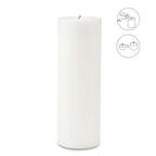 EDZARD photophore bougie permanente Cornelius pour maxi bougie chauffe-plat, hauteur 30 cm, ø 10 cm, résistant à la chaleur 90 degrés EDZARD-SHOP.com