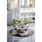 EDZARD refroidisseur / bol Enea, double paroi, acier inoxydable poli brillant, intérieur martelé, ø 35 cm EDZARD-SHOP.com
