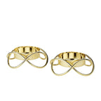 EDZARD set de 2 bougeoirs Bastia en or H 3 cm EDZARD-SHOP.com