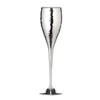 EDZARD set de 2 flûtes à champagne Dodo, martelées, argentées, hauteur 23 cm, contenance 200 ml EDZARD-SHOP.com
