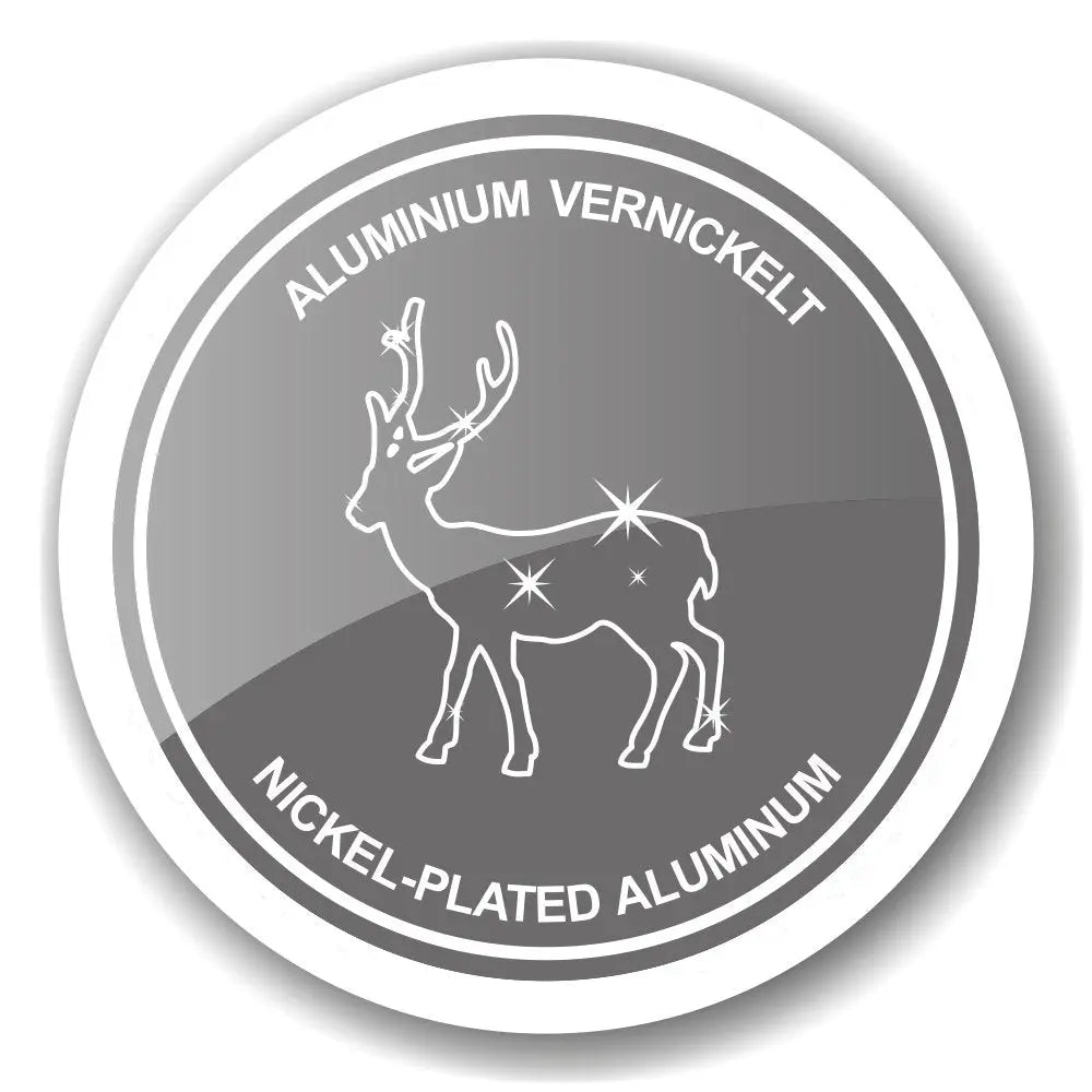 EDZARD set de 3 bougeoirs bougeoirs élan, aluminium nickelé doré, hauteur 6 cm EDZARD-SHOP.com