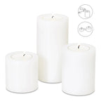 EDZARD set de 3 photophores, bougie permanente Cornelius, Ø 6 cm, hauteurs 6, 8 et 10 cm, résistant à la chaleur jusqu'à 90 degrés EDZARD-SHOP.com