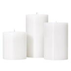 EDZARD set de 3 photophores, bougie permanente Cornelius, Ø 6 cm, hauteurs 6, 8 et 10 cm, résistant à la chaleur jusqu'à 90 degrés EDZARD-SHOP.com