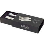 EDZARD set de 4 cuillères en nacre cuillères à caviar cuillères à œufs, coins droits, longueur 12 cm EDZARD-SHOP.com