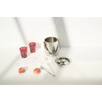 EDZARD set de 6 verres en cristal Dio, rouge, verre taillé à la main, hauteur 10 cm, capacité 0,23 litres EDZARD-SHOP.com