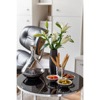 EDZARD tasse en argent Pilar avec motif diamant, argent massif, aspect intérieur or (laiton poli), hauteur 11 cm EDZARD-SHOP.com