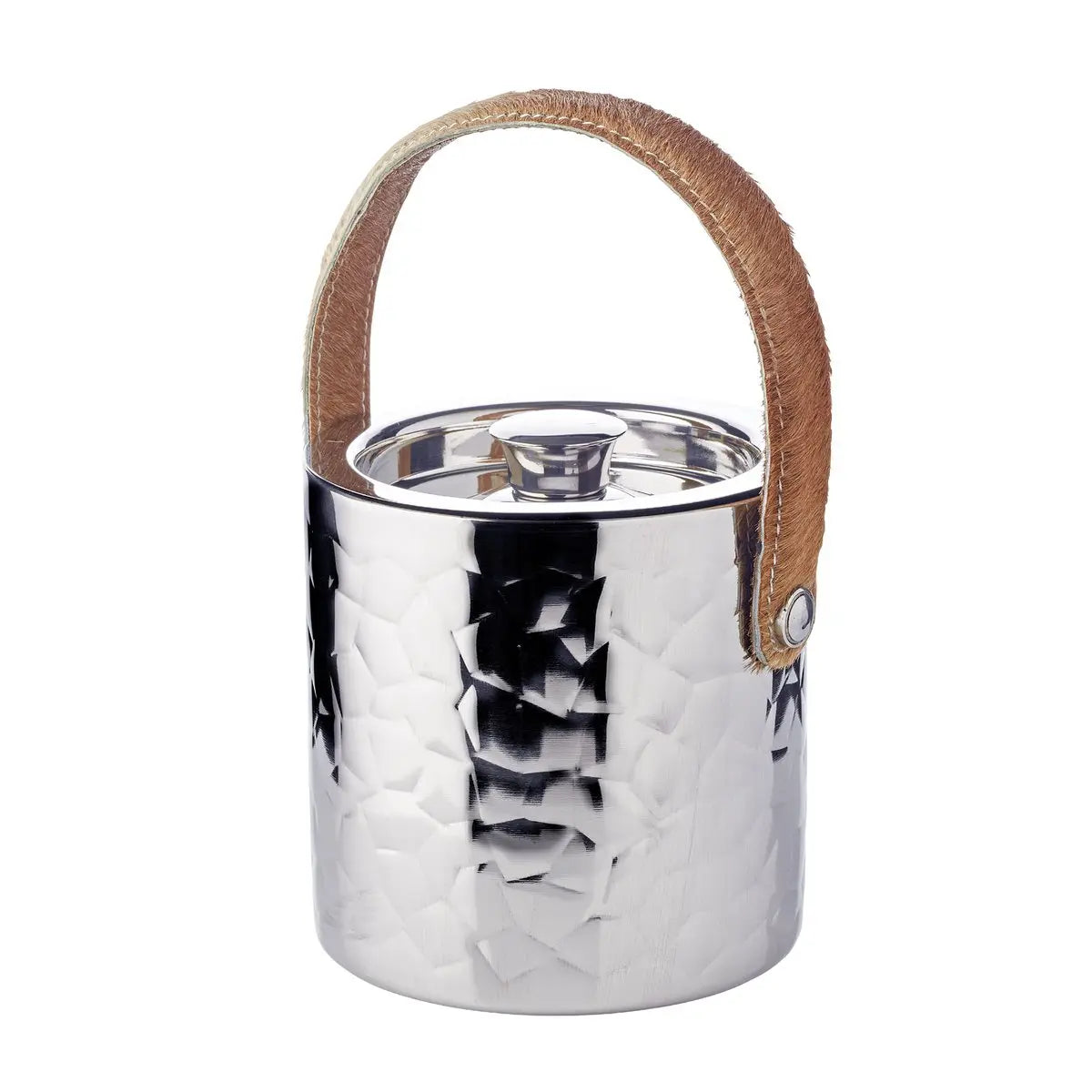 Edzard Eisimer Capri H 17 cm avec couvercle, poignée en cuir, tamis et pinces EDZARD-SHOP.com