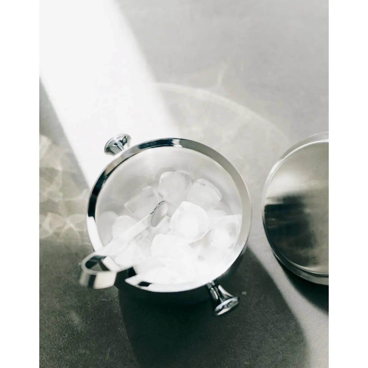 Edzard Eisimer Rico H 21 cm, avec des pinces au couvercle, au tamis et à la glace EDZARD-SHOP.com