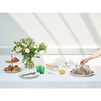 Ensemble de 4 verres en cristal Dio, vert, verre taillé à la main, hauteur 10 cm EDZARD-SHOP.com