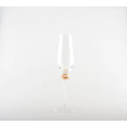 Flûtes avec pied en diamant 4 couleurs - lot de 4 AULICA