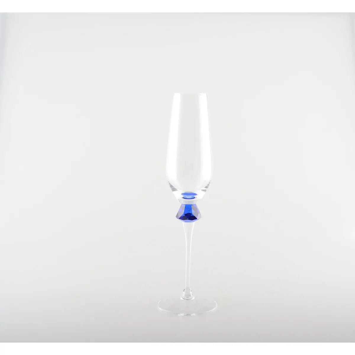 Flûtes avec pied en diamant 4 couleurs - lot de 4 AULICA