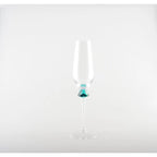 Flûtes avec pied en diamant 4 couleurs - lot de 4 AULICA