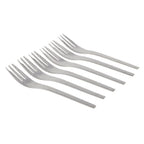 Fourchettes à dessert martelées argent - lot de 6 AULICA