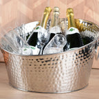 Hammered champagne bucket 25x40x40cm AULICA