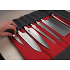 Kitchen Accessories - KOTAI knife roll-up bag - top grain leather and waxed canvas (can hold 8 knives + accessories) KOTAI kitchen