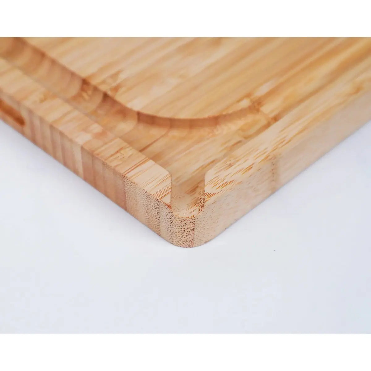 Kitchen accessories - KOTAI bamboo cutting board with juice groove and hidden handles - 40 x 30 x 2 cm KOTAI kitchen