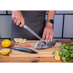 Knife - Flexible fillet knife with bamboo Saya and bamboo box - 200 mm blade KOTAI kitchen